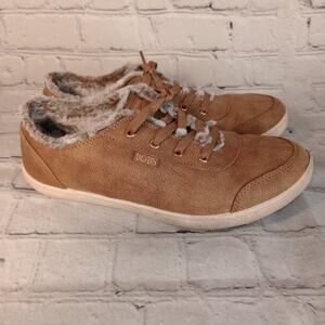 Bob's Skechers Brown Faux Fur Sneakers Size 7.5